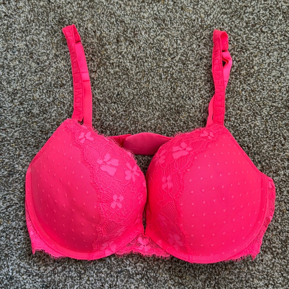 Victorias Secret Dream Angels Push-Up Bra, Hot Pink 36D